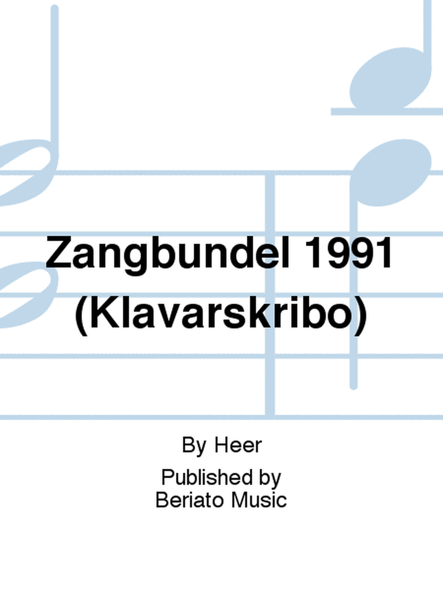 Zangbundel 1991 (Klavarskribo)