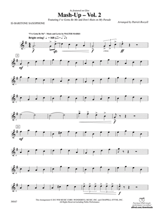 Mash-Up – Vol. 2: E-flat Baritone Saxophone
