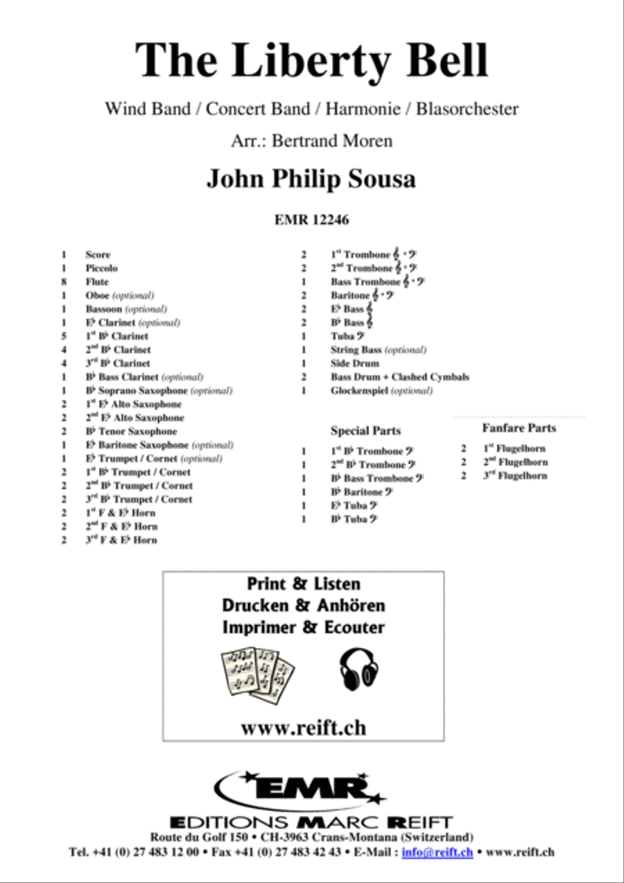 The Liberty Bell Concert Band scores gallery preview page 2