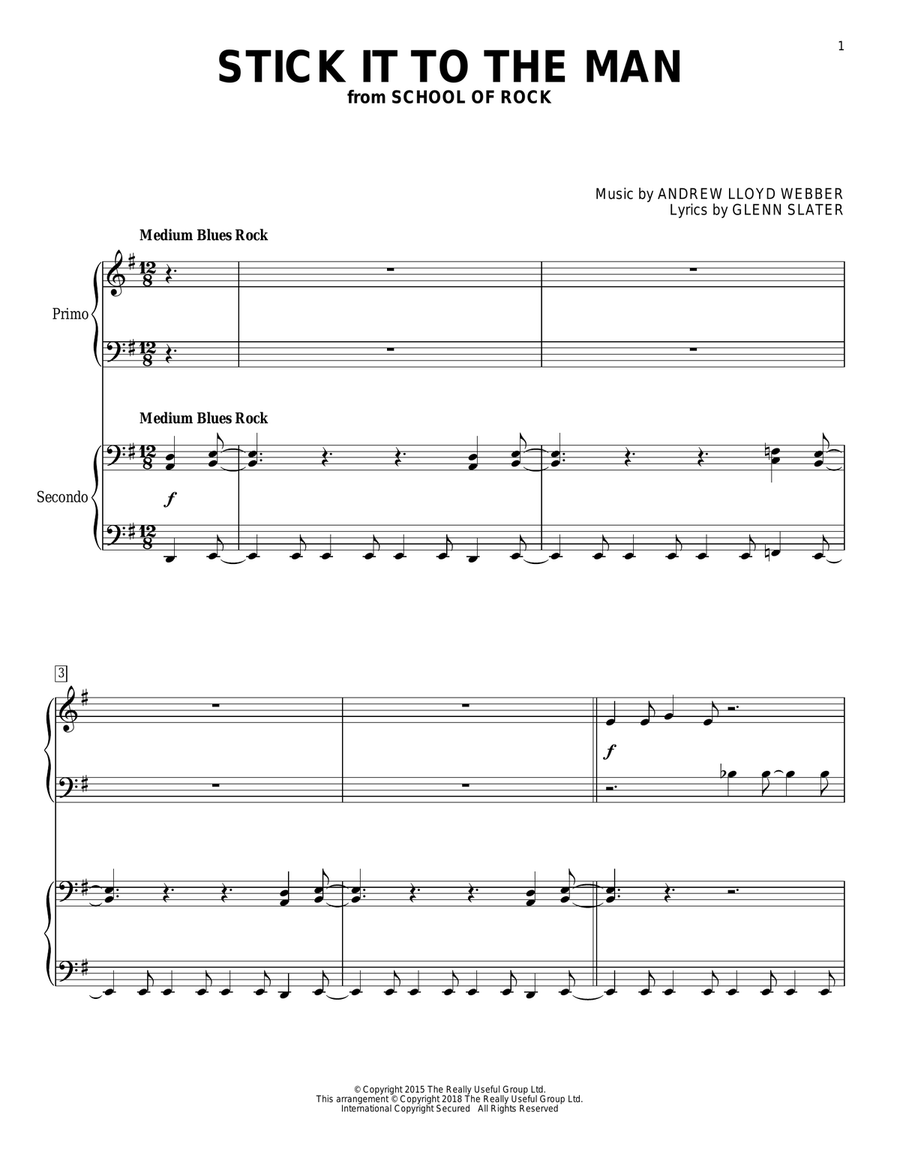 Stick It To The Man (from School of Rock: The Musical)
