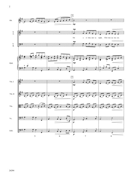 Pavane for a Silent Night: Score