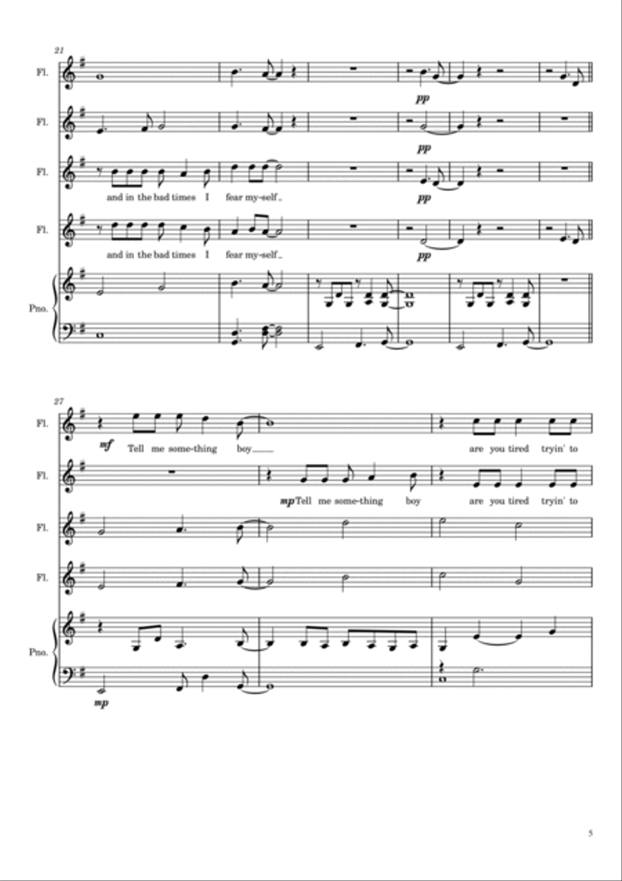 Shallow Woodwind Ensemble scores gallery preview page 5