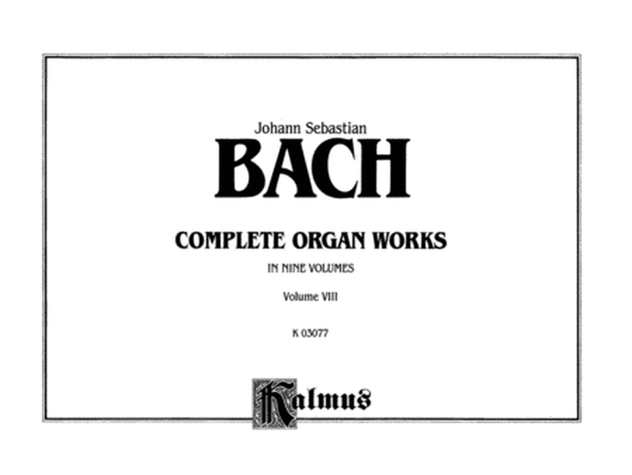 Complete Organ Works, Volume 8