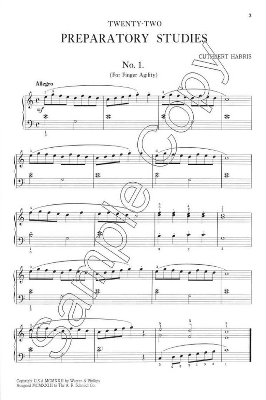 22 Preparatory Studies 22 Preparatory Studies Piano Method scores gallery preview page 2
