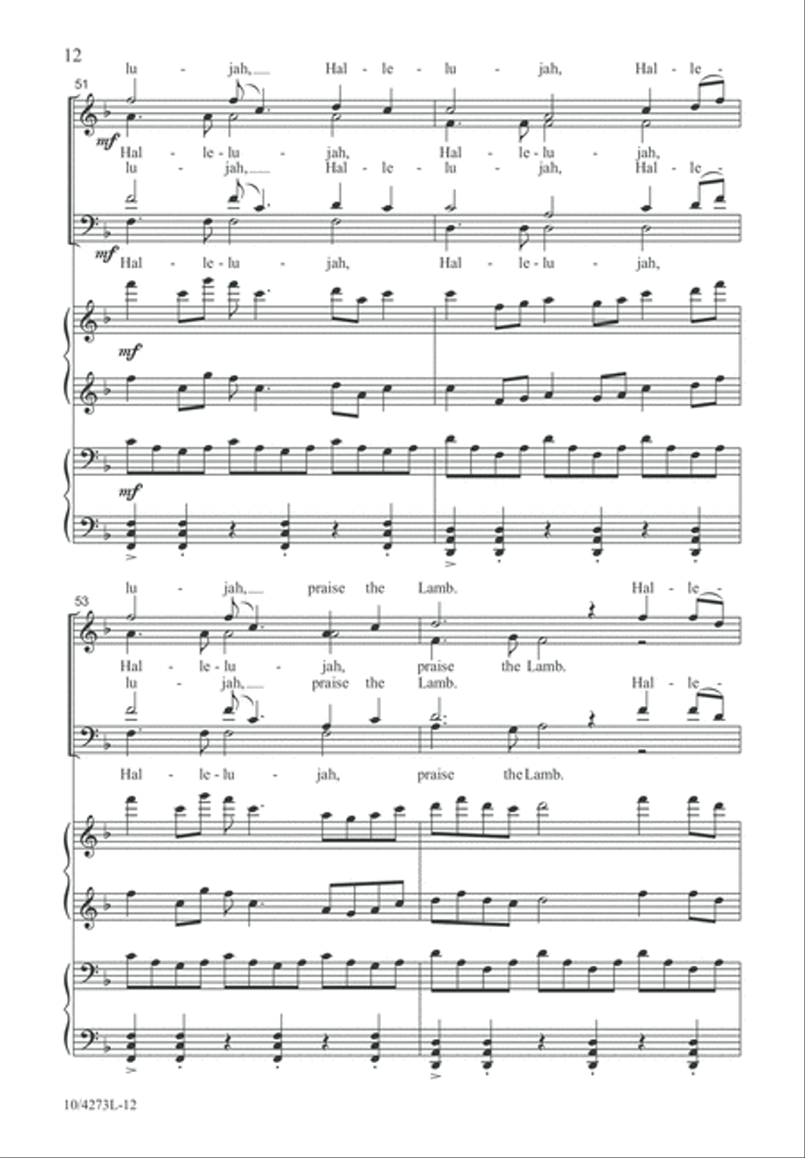Hark, I Hear the Harps Eternal 4-Part scores gallery preview page 13