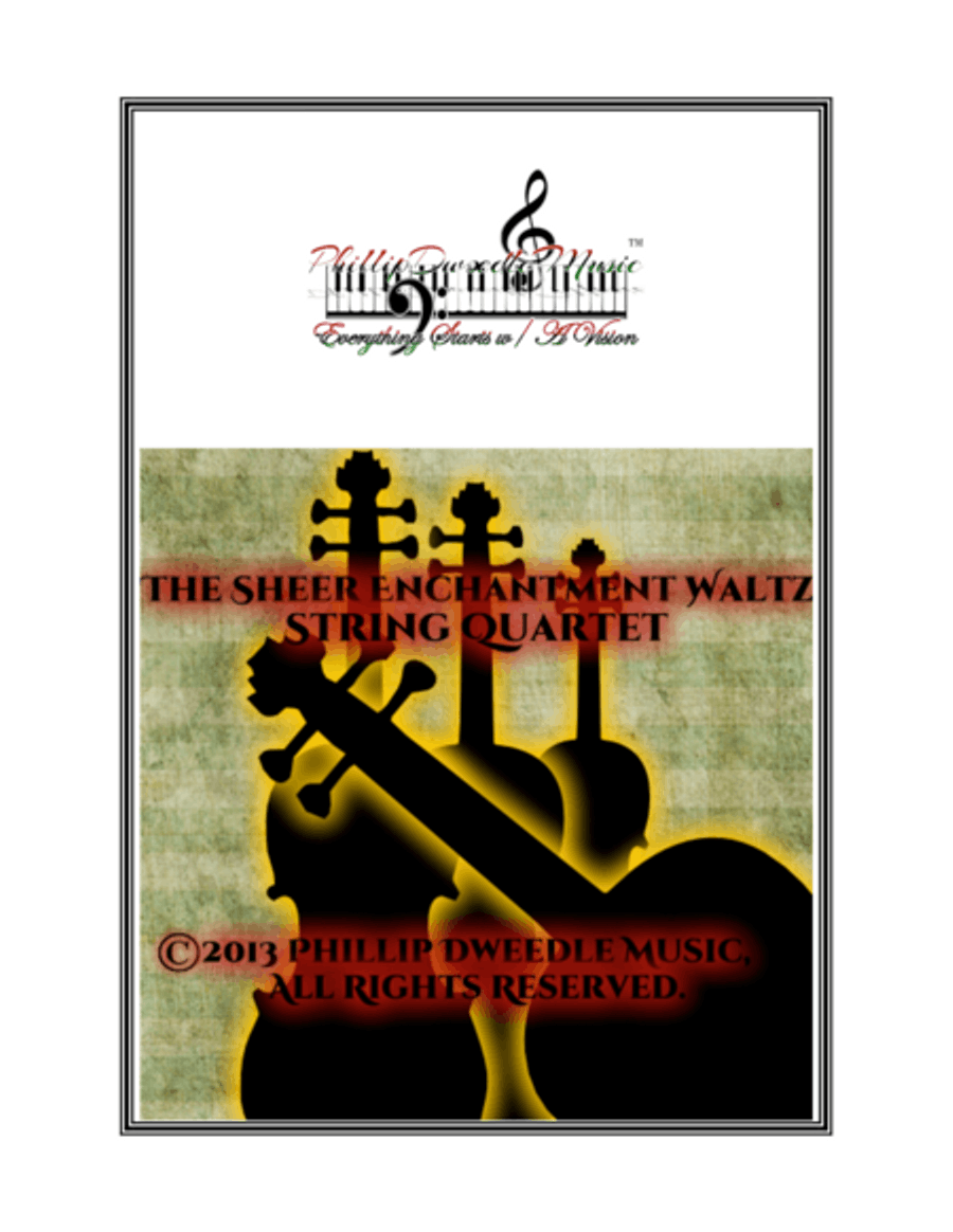 The Sheer Enchantment Waltz String Quartet scores gallery preview page 1