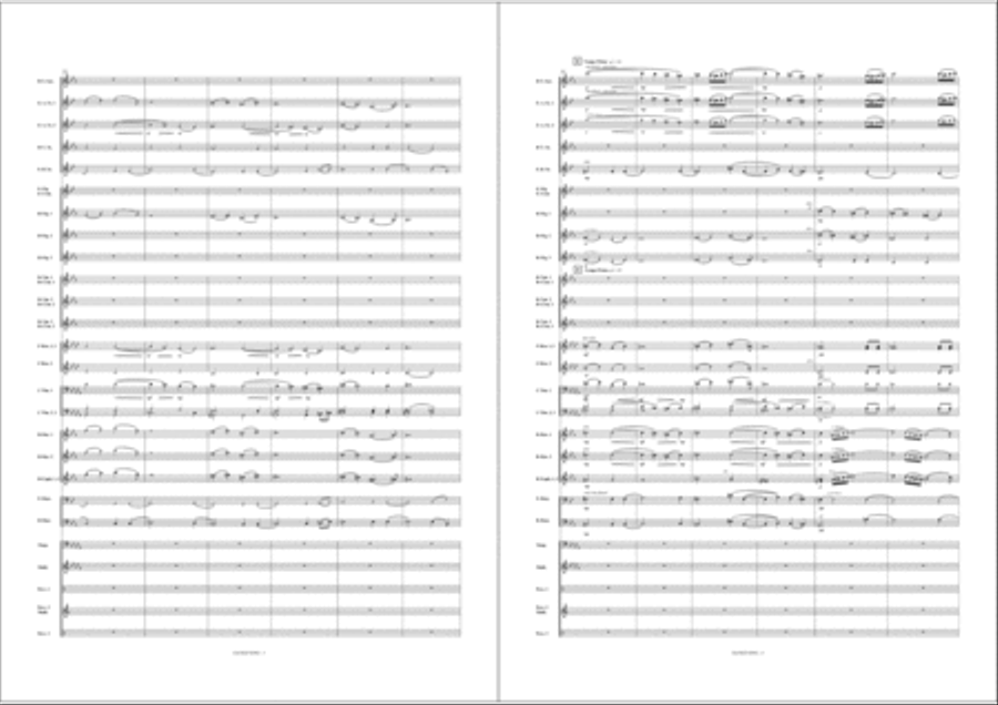 Sacred Song Sacred Song Fanfare Band scores gallery preview page 5