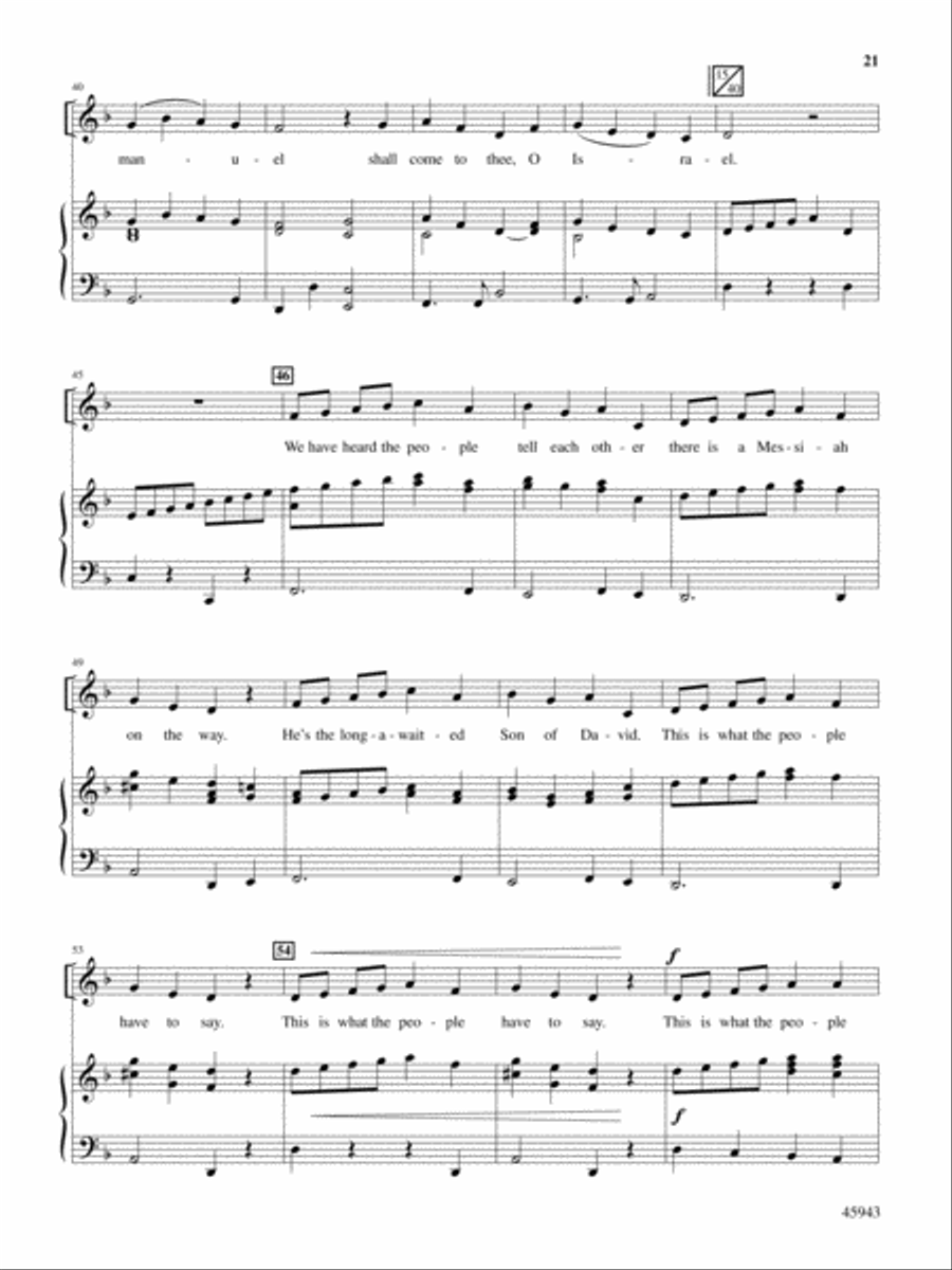 The Noel Critter Motel Choir scores gallery preview page 21