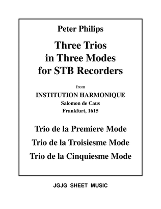 Three Trios in Three Modes for STB Recorders