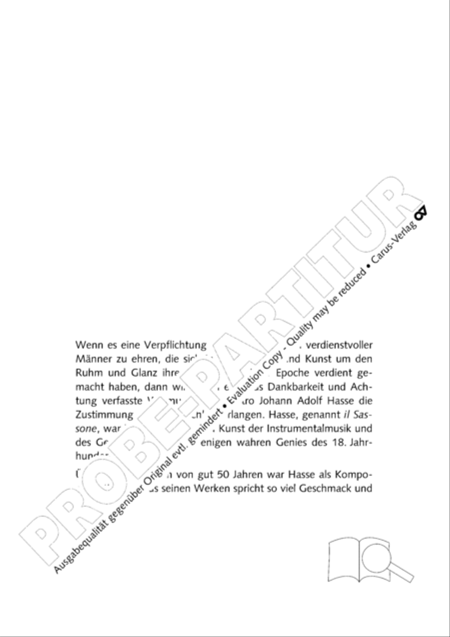 Hasse-Studien 8 Collection / Songbook scores gallery preview page 24