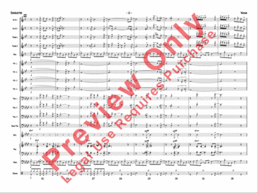Naima Jazz Ensemble scores gallery preview page 42