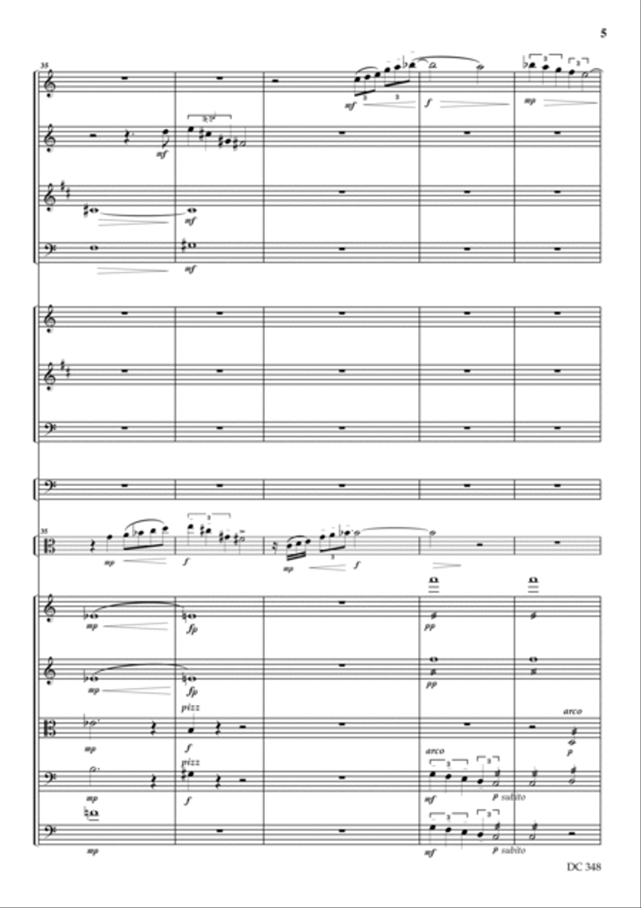 Conversation Concerto No.4 for viola and orchestra [score only] Full Orchestra scores gallery preview page 5