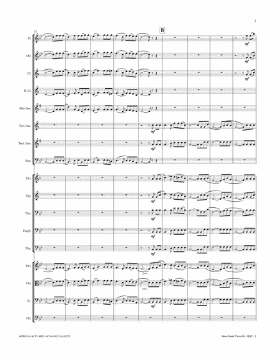 How Great Thou Art How Great Thou Art Full Orchestra scores gallery preview page 6