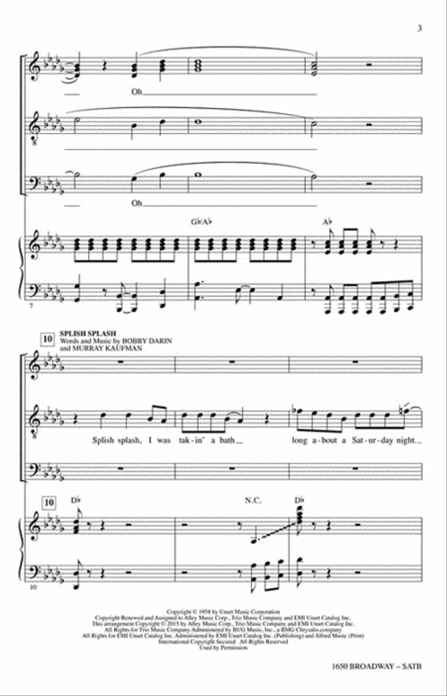 1650 Broadway Show Choir scores gallery preview page 3
