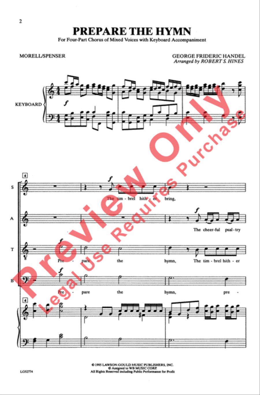 Prepare the Hymn Prepare the Hymn 4-Part scores gallery preview page 2