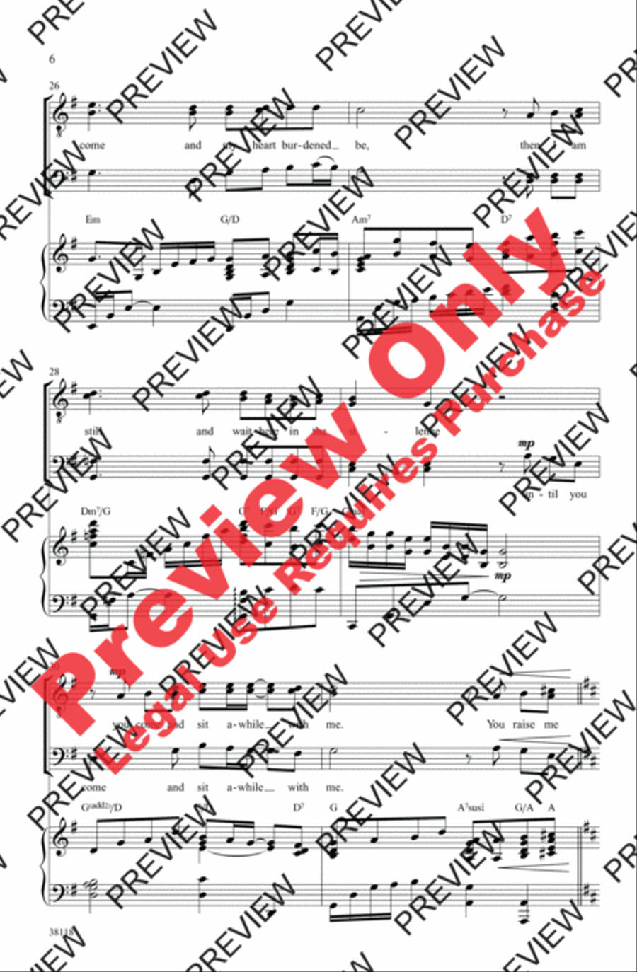 You Raise Me Up You Raise Me Up Men's Choir scores gallery preview page 6