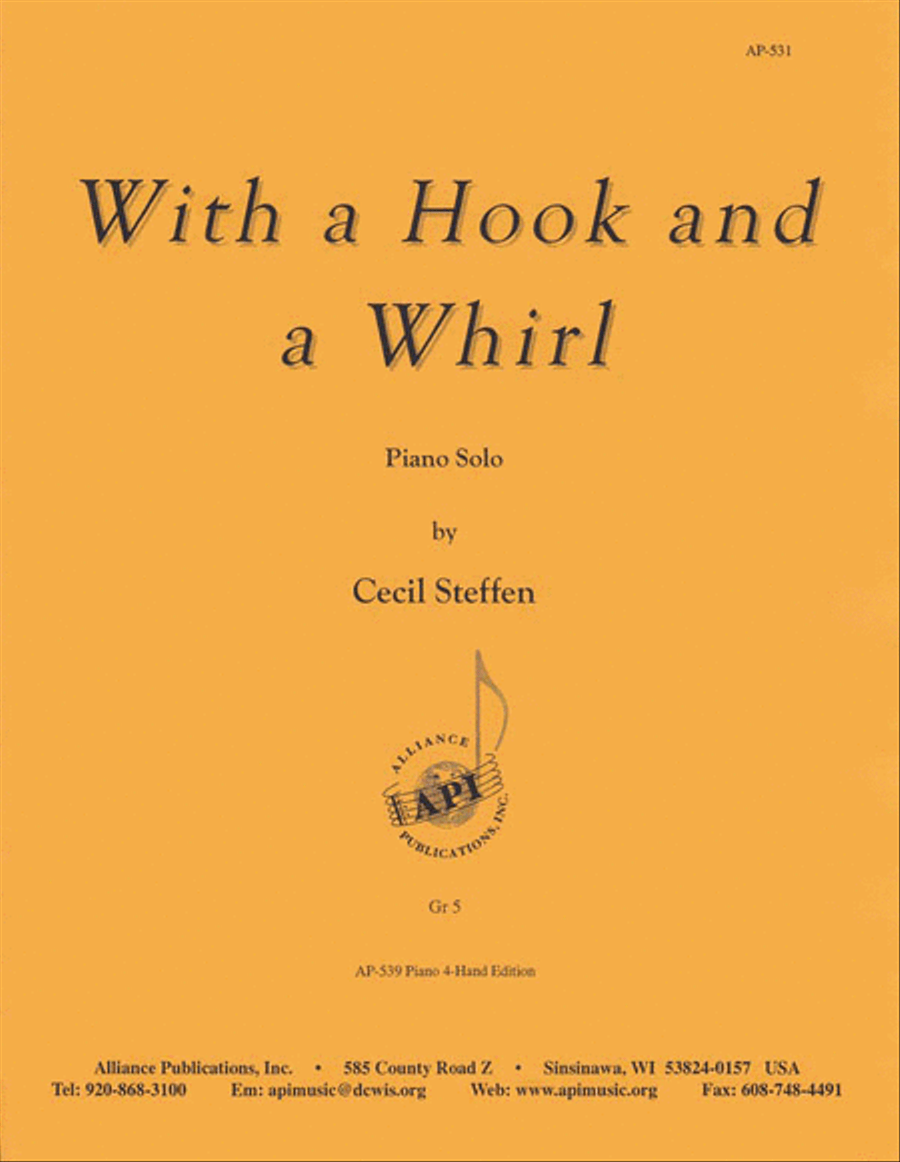 With a Hook and Whirl With a Hook and Whirl Piano Solo scores gallery preview page 1