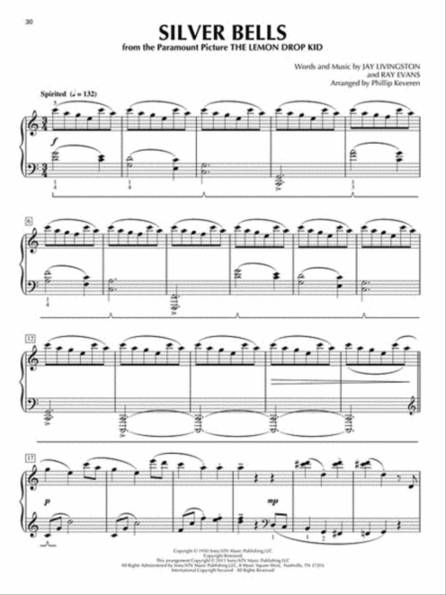 Christmas at the Movies Piano Solo scores gallery preview page 4