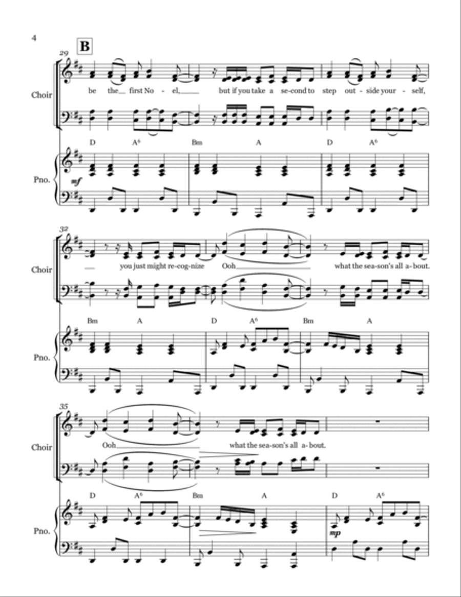 The Second Noel 4-Part scores gallery preview page 5