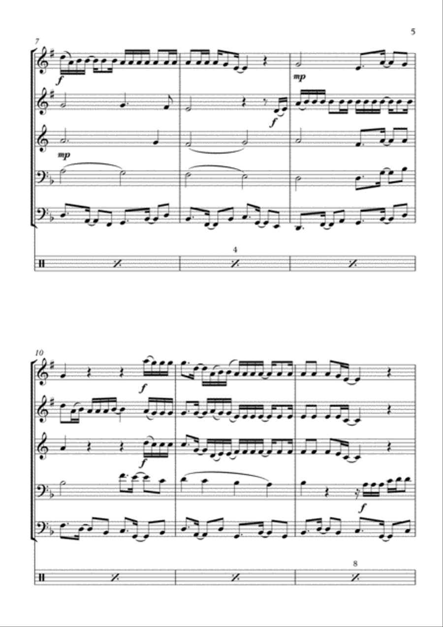 Shape Of You Shape Of You Small Ensemble scores gallery preview page 5