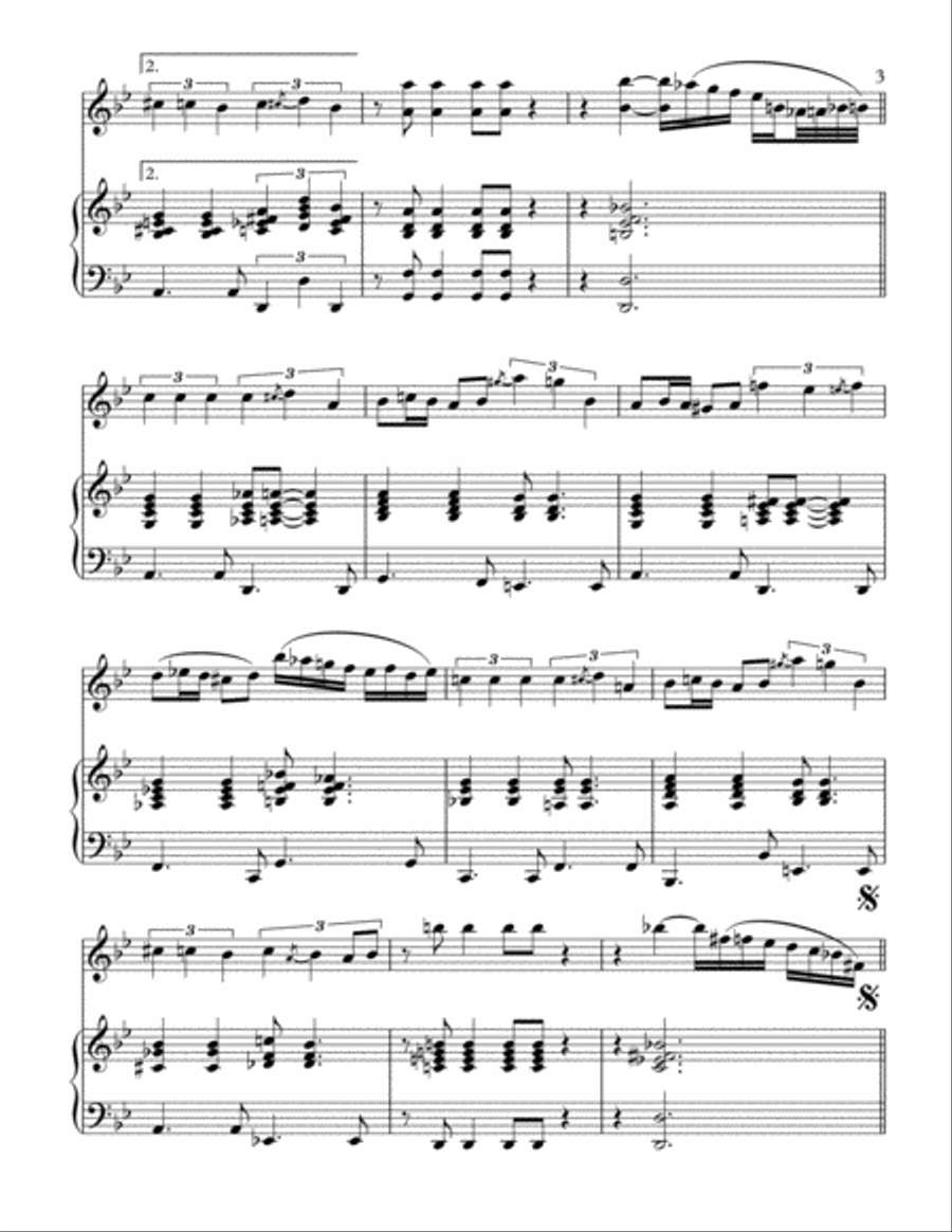 Besame Mucho (Kiss Me Much) Piano scores gallery preview page 4