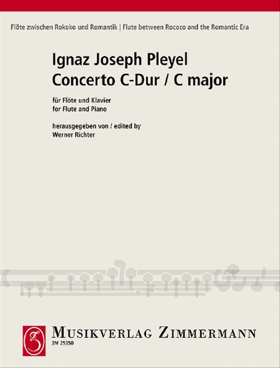 Concerto C major Flute scores gallery preview page 1