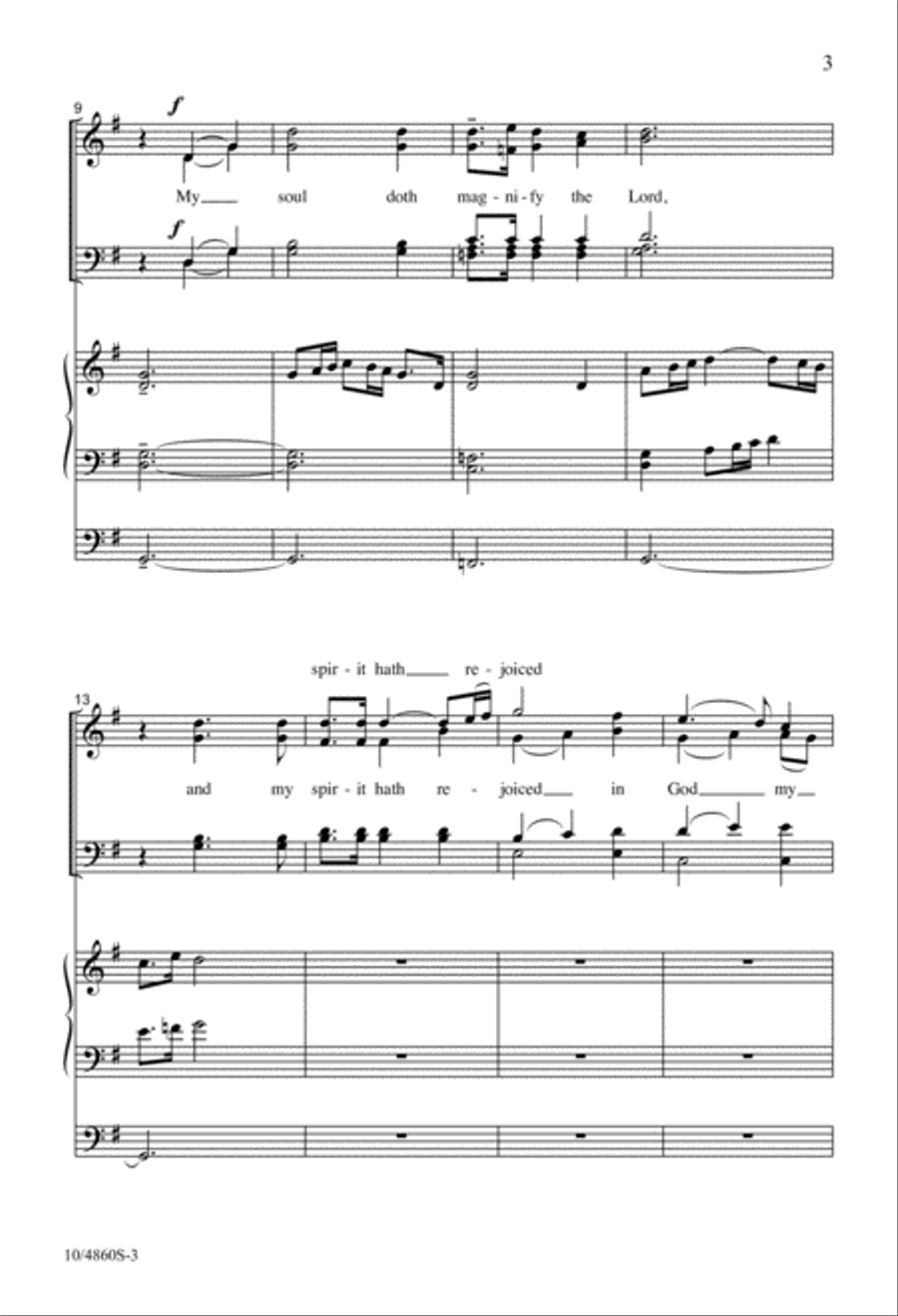 Magnificat and Nunc Dimittis (