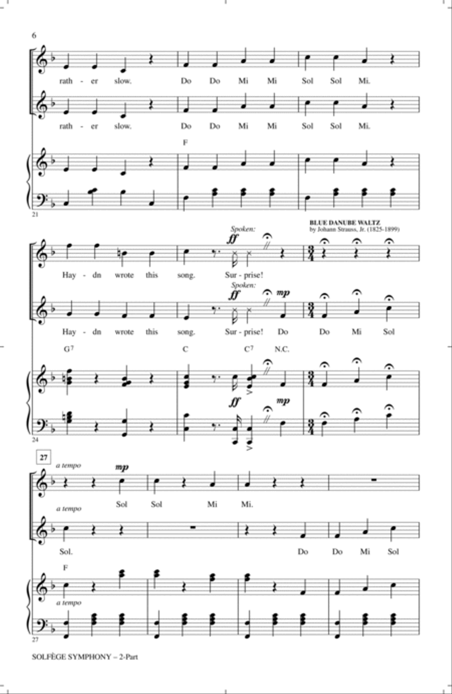 Solfege Symphony 2-Part scores gallery preview page 4