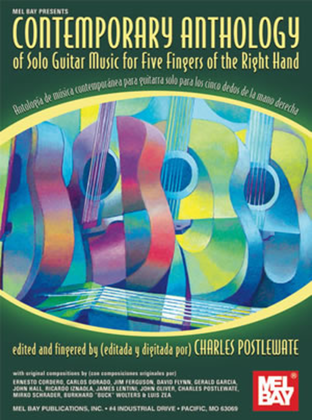 Book cover for Contemporary Anthology of Solo Guitar Music