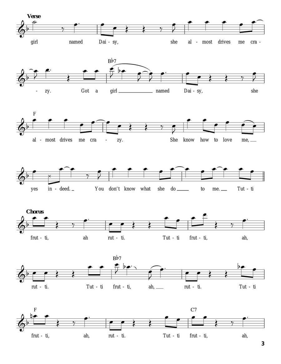 Tutti Frutti Voice scores gallery preview page 3