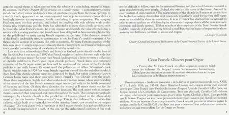 César Franck: Œuvres pour Orgue (Roberta Gary, Organ)