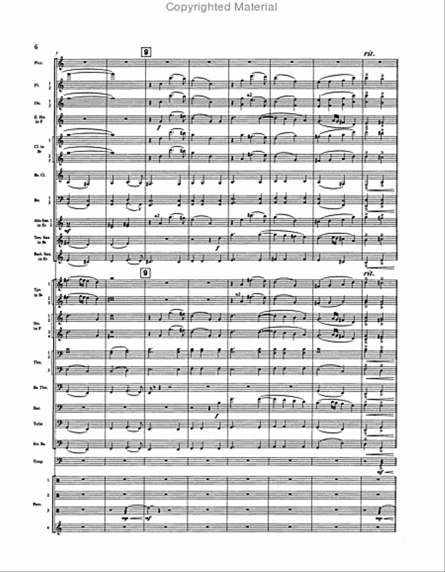 Resplendent Glory Resplendent Glory Concert Band scores gallery preview page 3