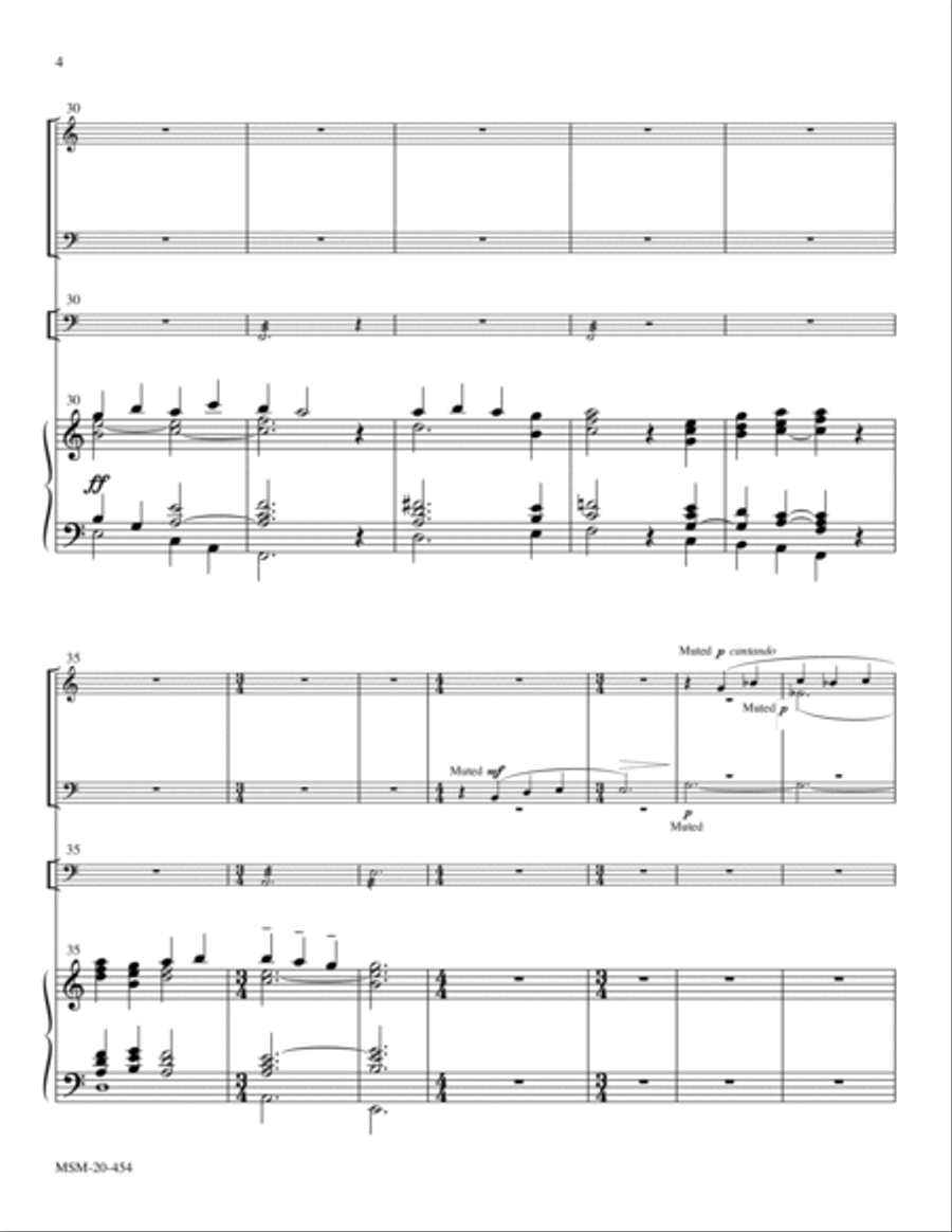 Te Deum Organ scores gallery preview page 4