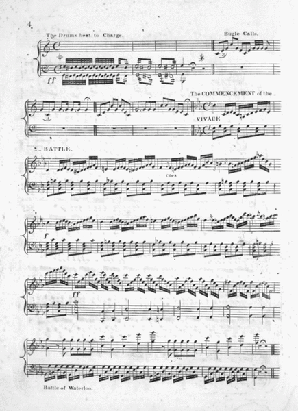 The Battle of Waterloo, A Grand Descriptive Sonata for the Piano Forte
