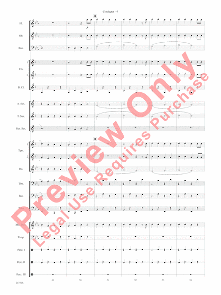 Charlie and the Chocolate Factory, Suite from Concert Band scores gallery preview page 12
