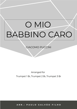 Book cover for O MIO BABBINO CARO - TRUMPET TRIO