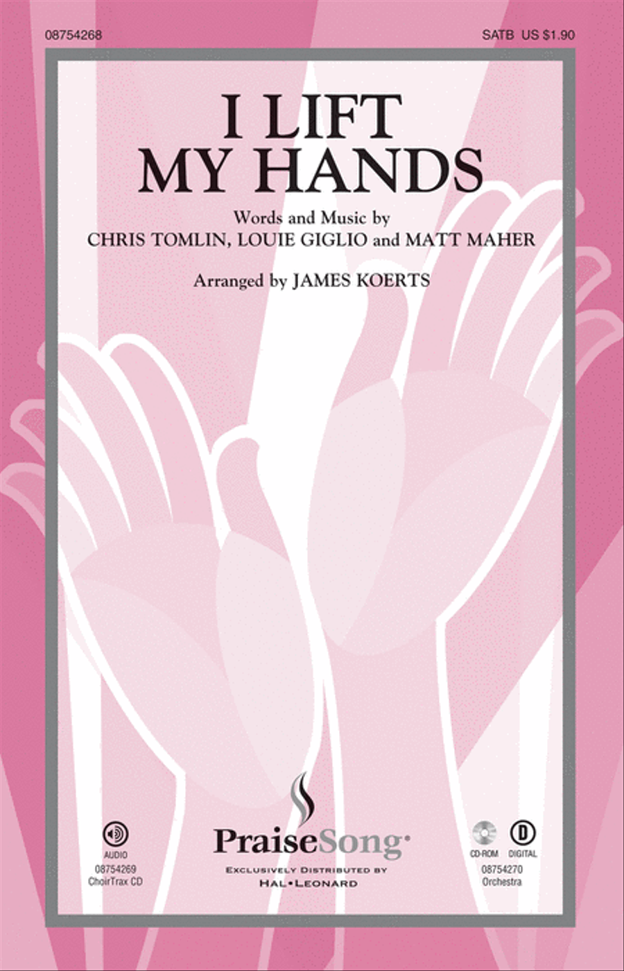 I Lift My Hands Choir scores gallery preview page 1