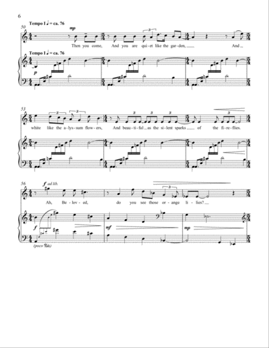 Pictures of the Floating World Soprano Voice scores gallery preview page 6