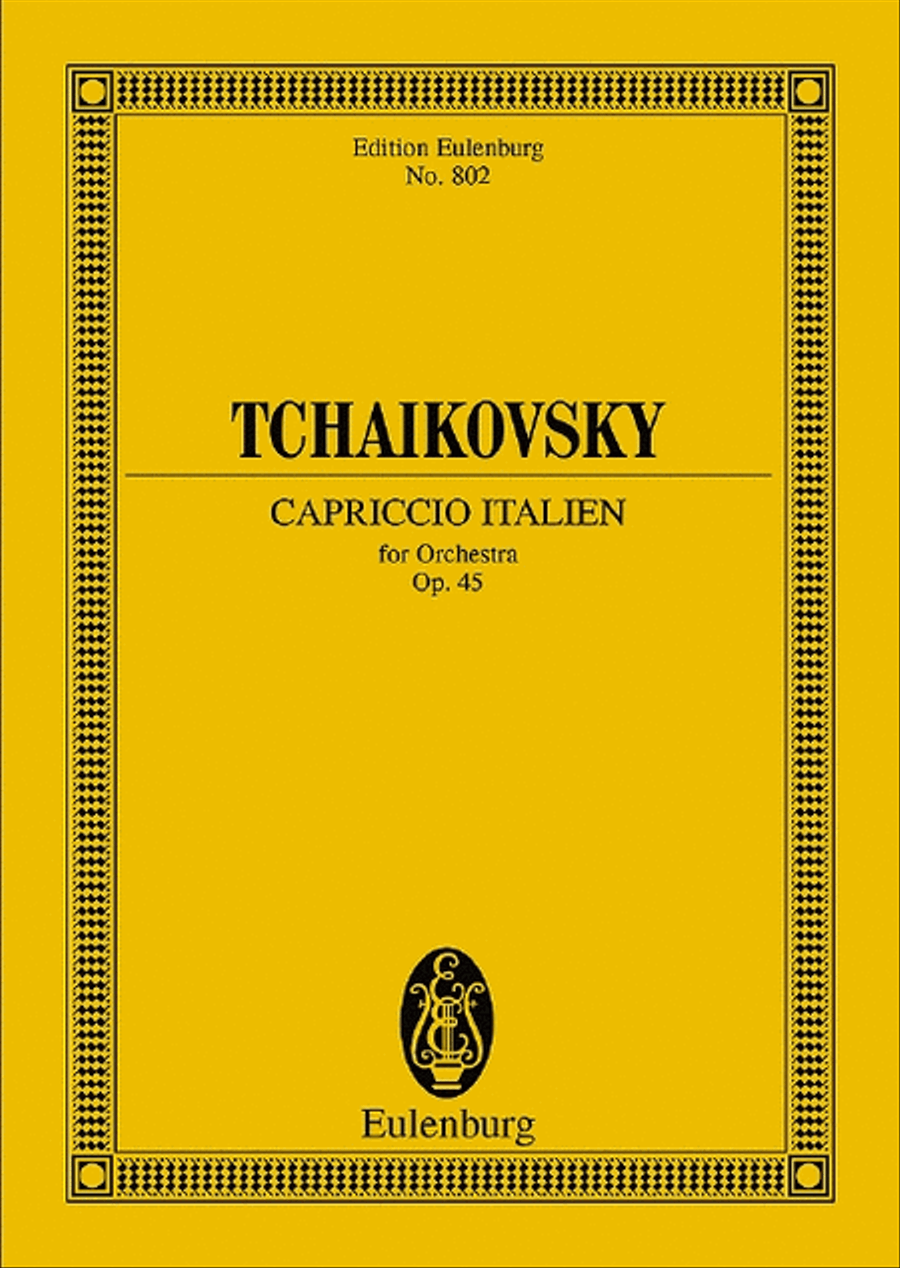 Capriccio Italien Orchestra scores gallery preview page 1