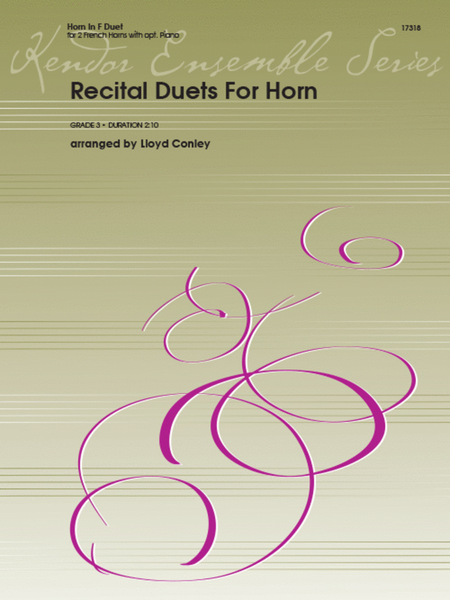 Recital Duets For Horn