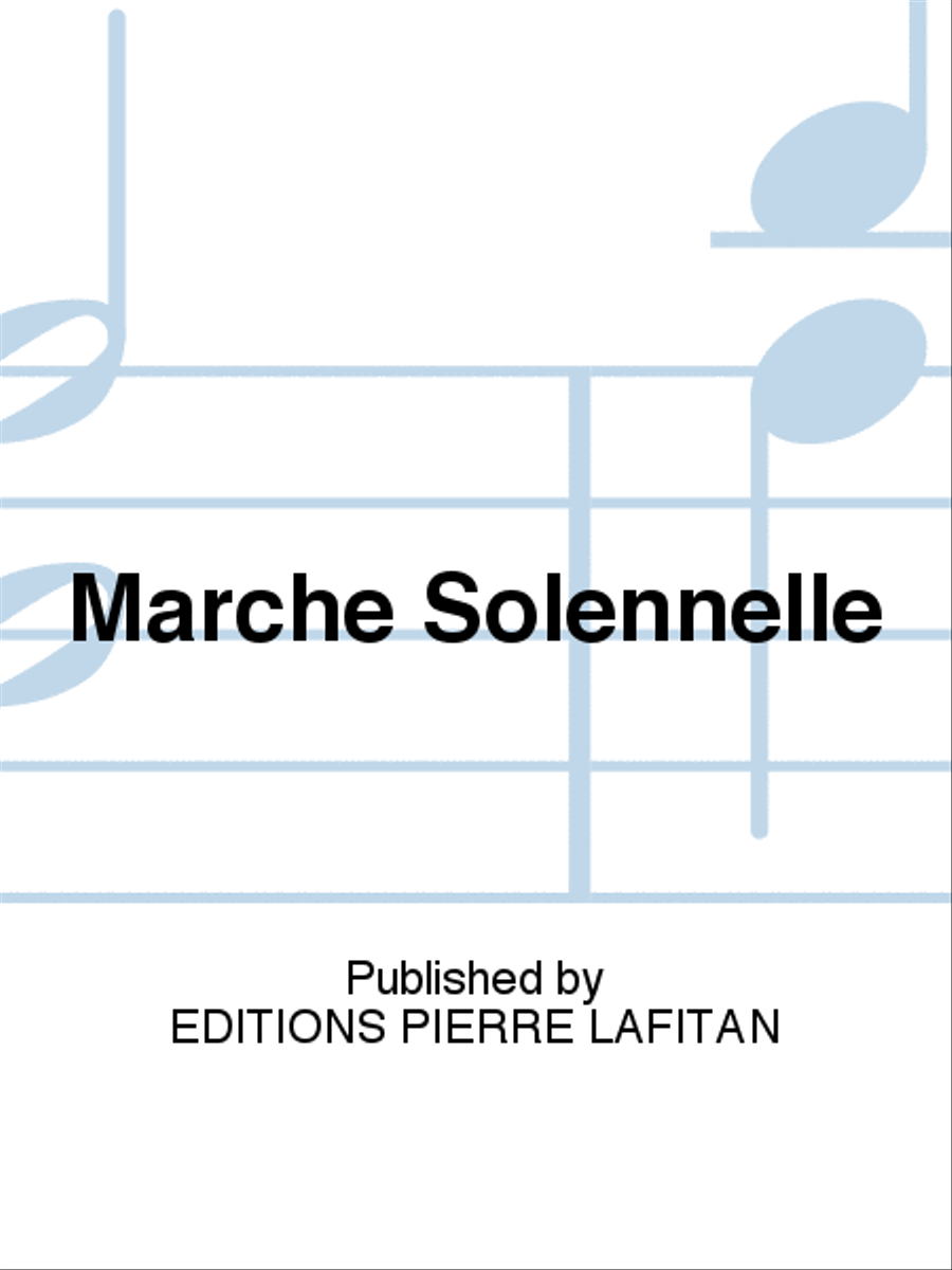 Marche Solennelle Concert Band scores gallery preview page 1