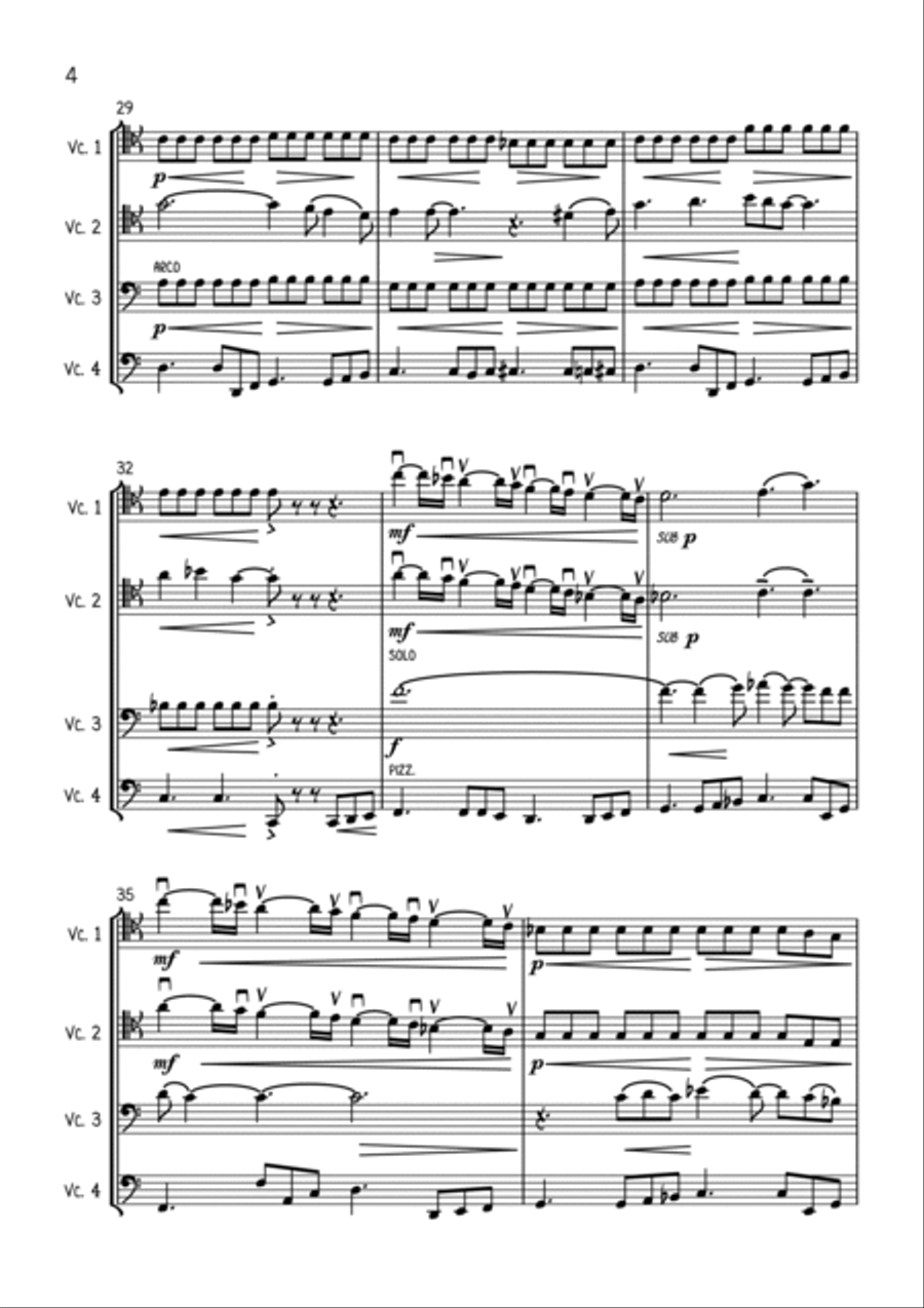 At Last Cello scores gallery preview page 4