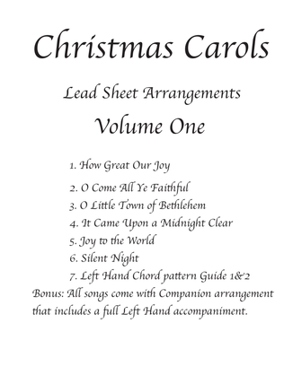 Christmas Carol Fakebook Arrangements
