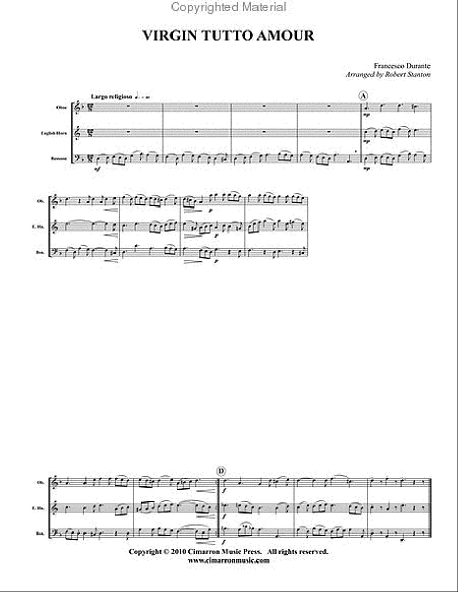 Virgin Tutto Amour Virgin Tutto Amour Woodwind Trio scores gallery preview page 2