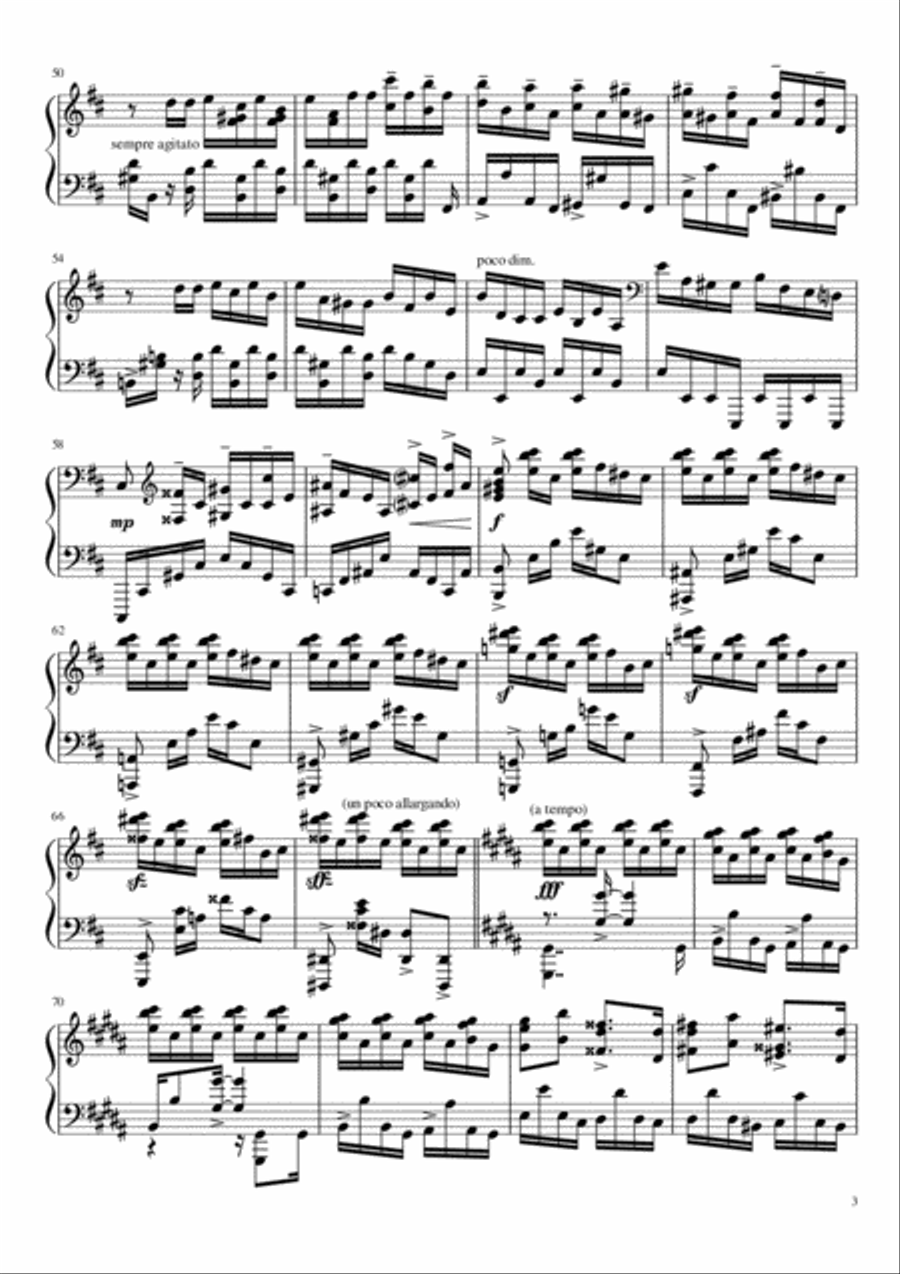 Legend №6 Piano Solo scores gallery preview page 3