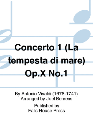 Concerto 1 (La Tempesta Di Mare) Op.X No. 1