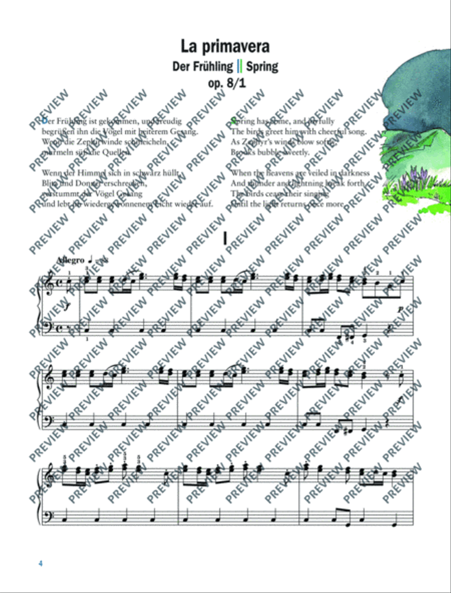 The Four Seasons Violin scores gallery preview page 5
