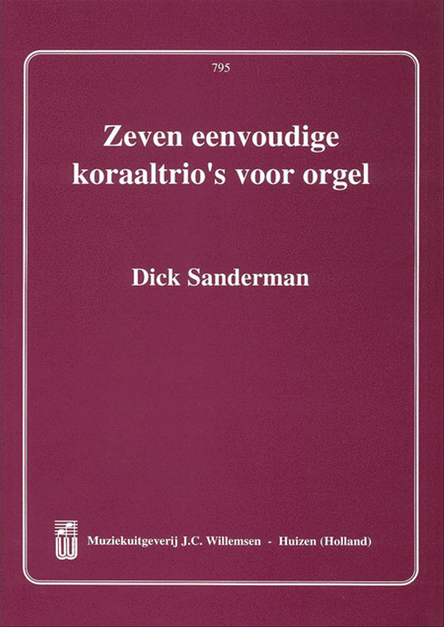 7 Eenvoudige Koraaltrios Organ scores gallery preview page 1