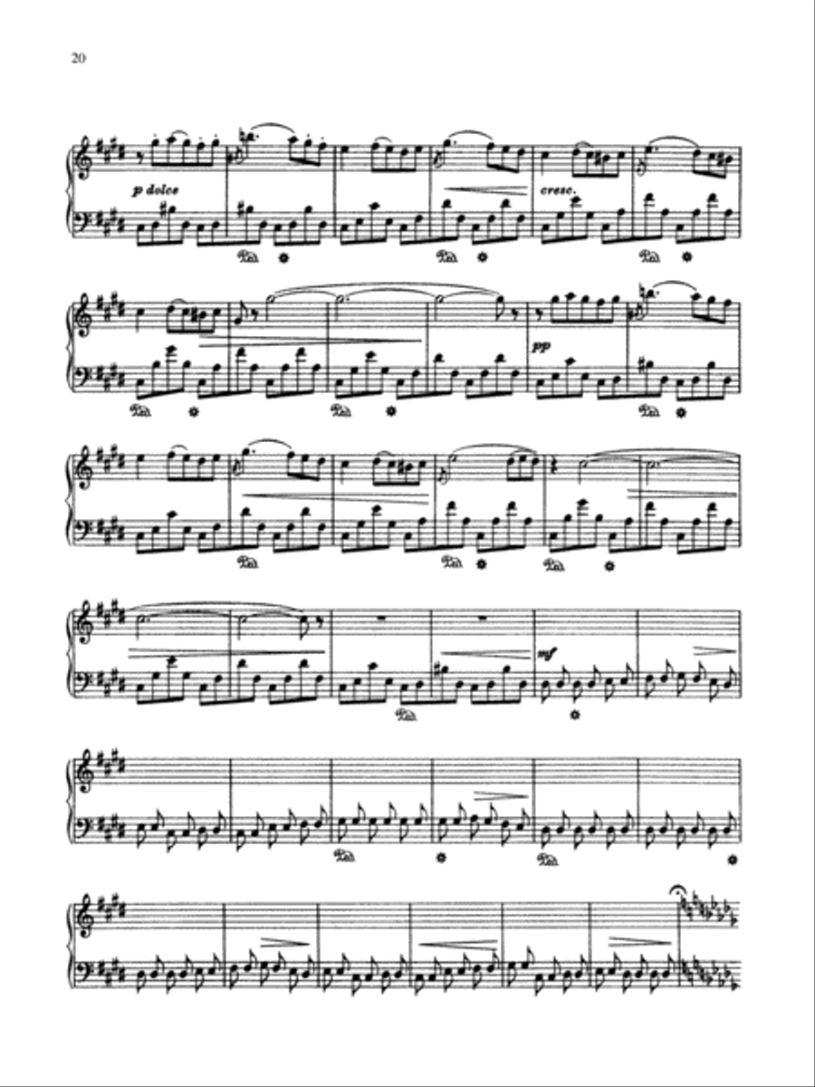 Sibelius: Ten Pieces, Op. 58 Piano Solo scores gallery preview page 3