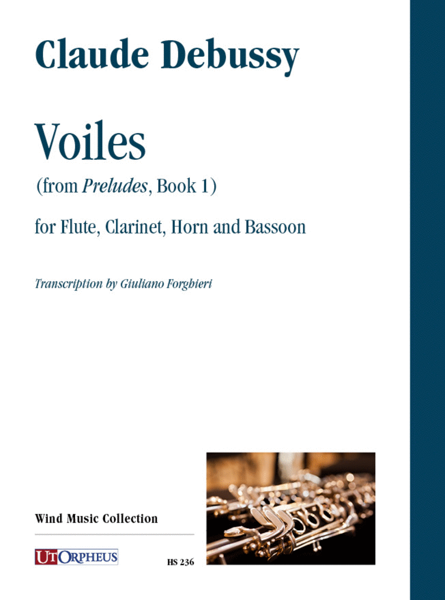 Voiles (from Preludes, Book 1) for Flute, Clarinet, Horn and Bassoon Bassoon scores gallery preview page 1